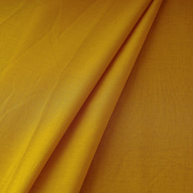 Yellow - prewashed plain cotton fabric 03 - handcrafted
