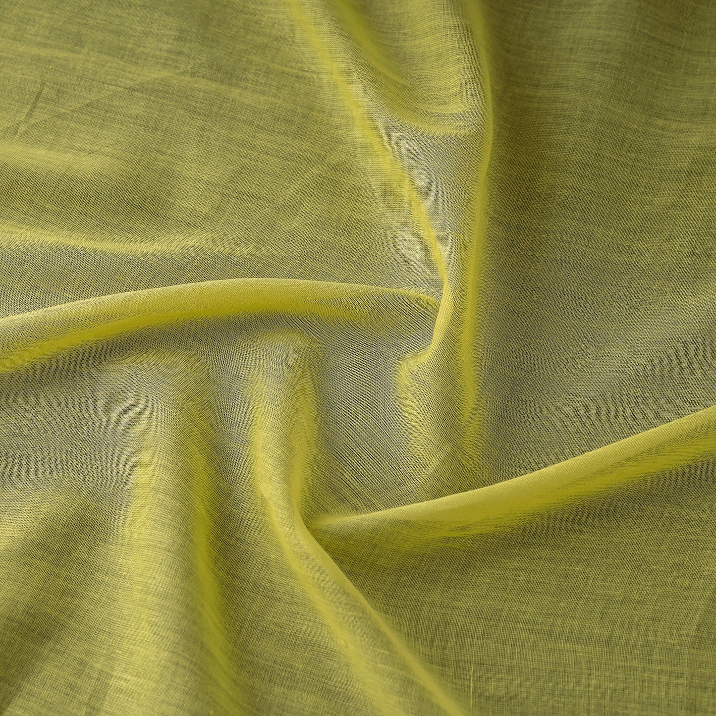 Yellow - prewashed plain dyed cotton fabric 11 - handcrafted