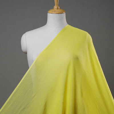 Yellow - prewashed plain dyed cotton fabric 11 - handcrafted