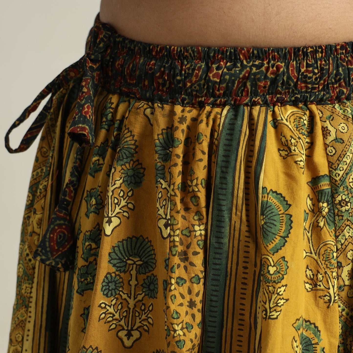 Ajrakh Patchwork Skirt 