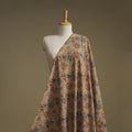 Printed cotton kalamkari fabric 12 - handcrafted