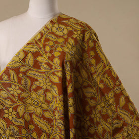 Printed cotton kalamkari fabric 34 - handcrafted