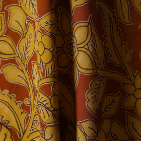 Printed cotton kalamkari fabric 34 - handcrafted