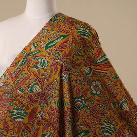 Printed cotton kalamkari fabric 37 - handcrafted