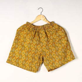  Ajrakh Block Printed Cotton Unisex Boxer/Shorts 