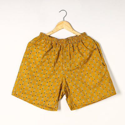  Ajrakh Block Printed Cotton Unisex Boxer/Shorts 