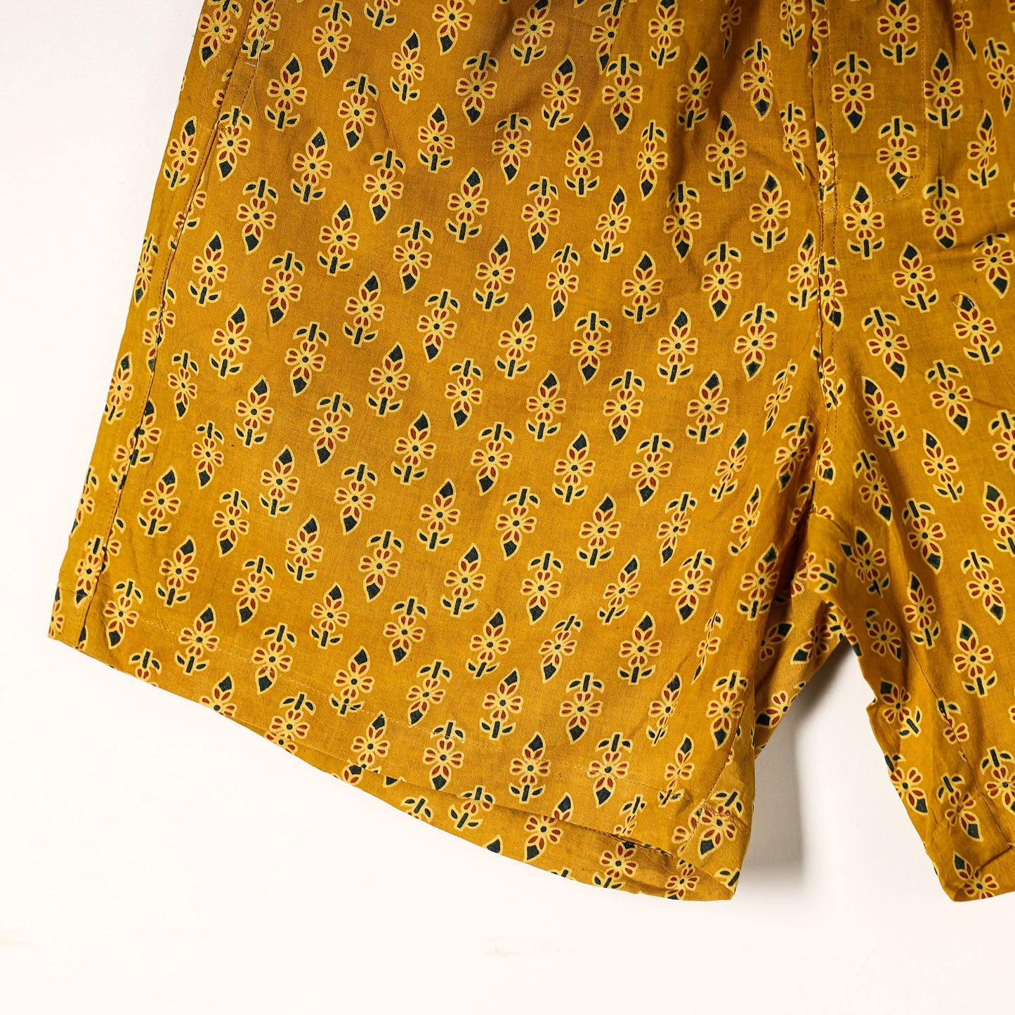  Ajrakh Block Printed Cotton Unisex Boxer/Shorts 