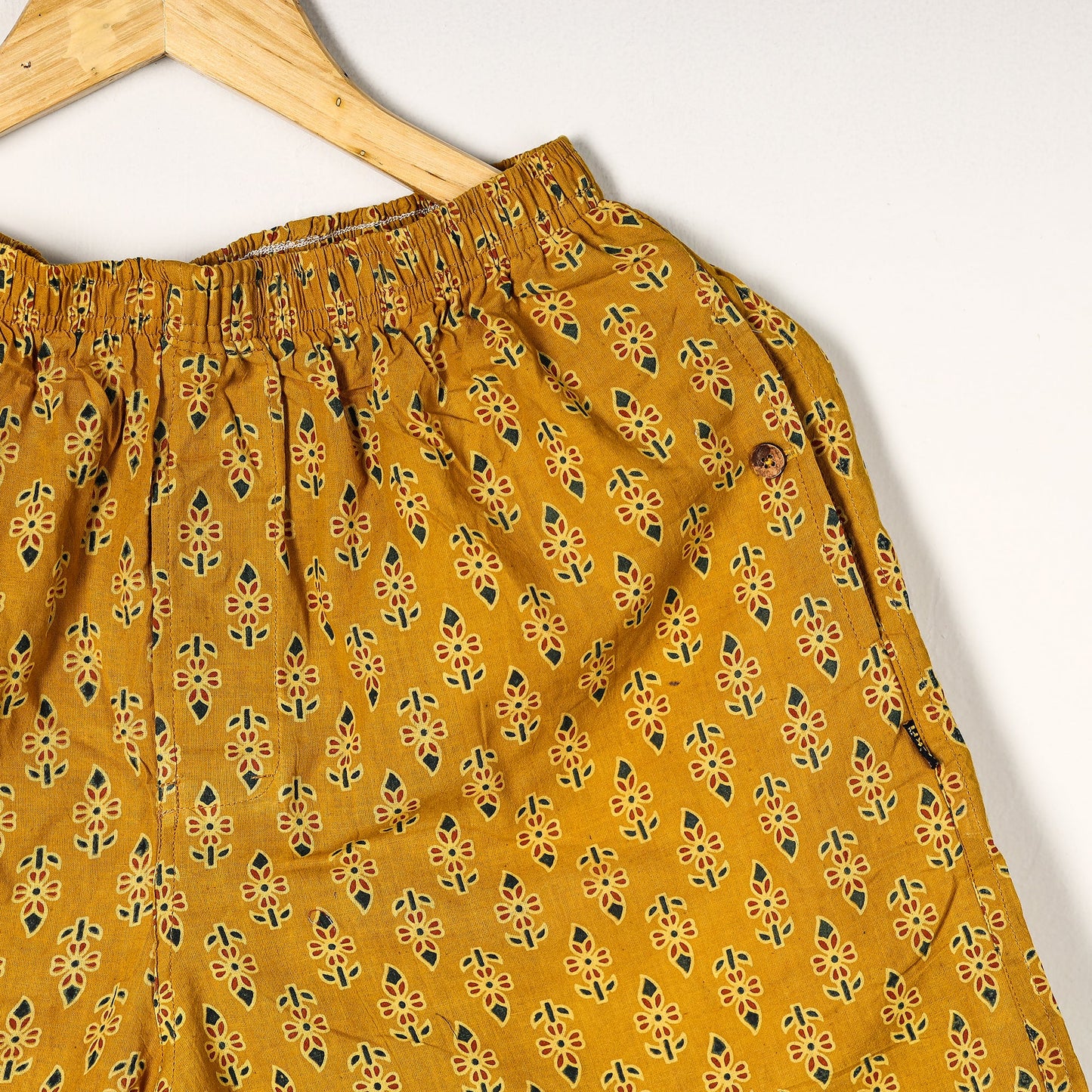  Ajrakh Block Printed Cotton Unisex Boxer/Shorts 