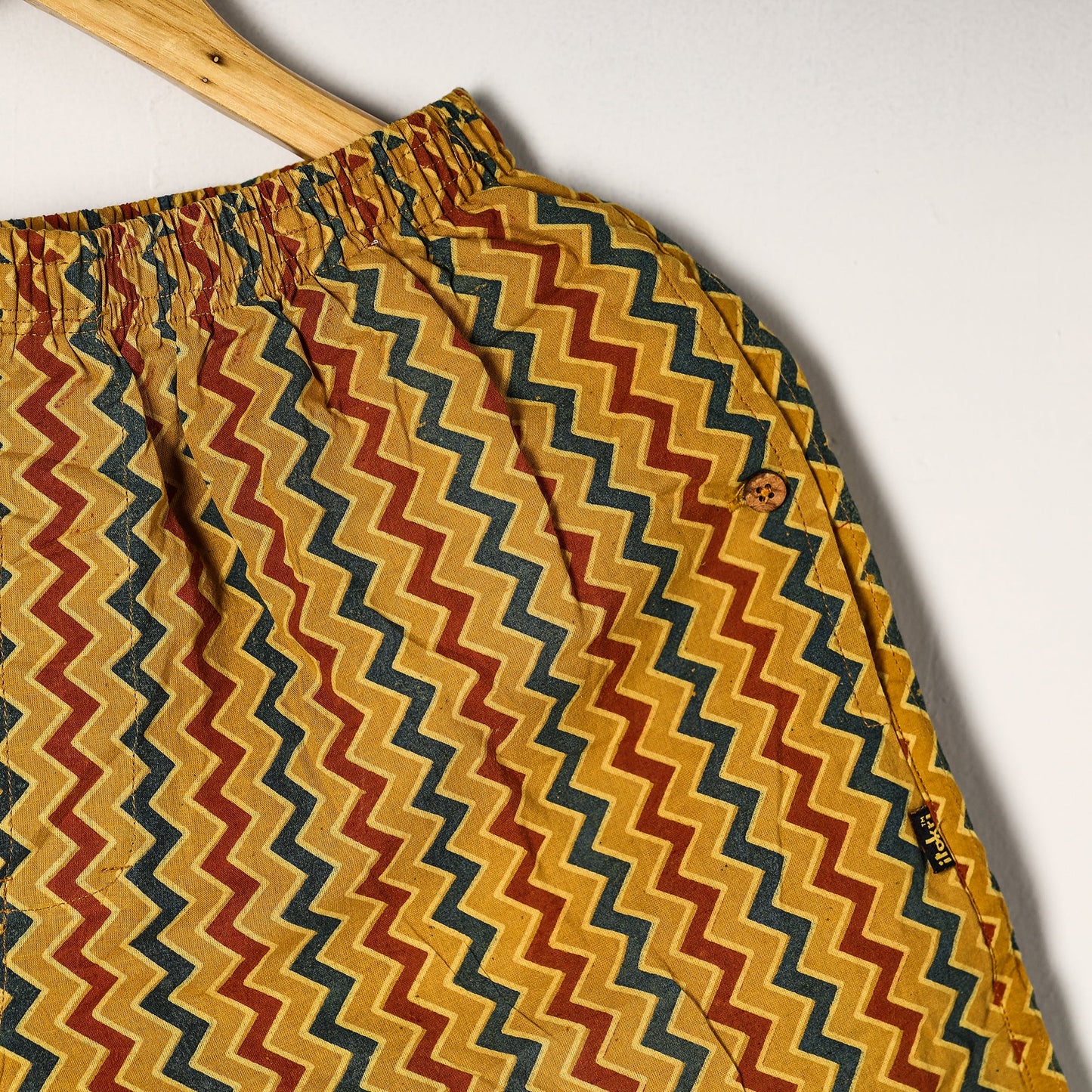  Ajrakh Block Printed Cotton Unisex Boxer/Shorts 