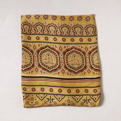  Ajrakh Block Printed Modal Silk Precut fabric 