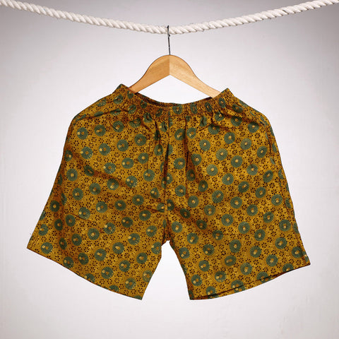 Buy iTokri Casuals - Ajrakh Print Cotton Unisex Boxer/Shorts Online at iTokri.com