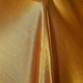 Yellow - pure mashru silk plain fabric (width - 46 in) 11