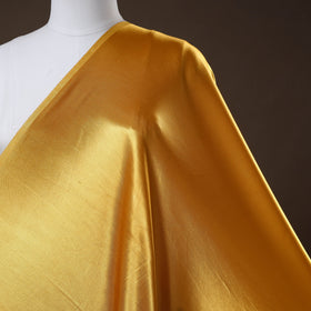 Yellow - pure mashru silk plain fabric (width - 46 in) 11