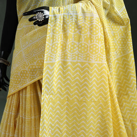 Pure mul cotton hand block batik print saree 58