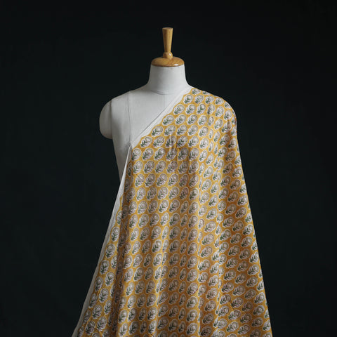 Pure mul cotton hand sanganeri fabric 09 - handcrafted