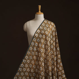 Pure mul cotton kutch hand block batik print fabric 06