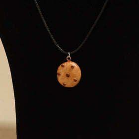 Quirklets handpainted clay pendant necklace 22 - handcrafted