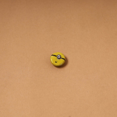 Yellow - quirklets handpainted clay minion fridge magnet 20