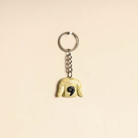 Yellow - quirklets handpainted clay t-shirt keychain 11