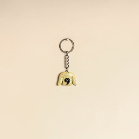 Yellow - quirklets handpainted clay t-shirt keychain 11