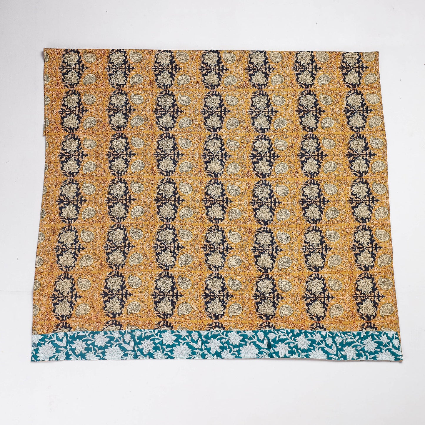 Buy Rangoli Kalamkari Block Printed Cotton Blouse Piece 