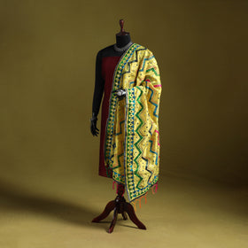Ranihati chanderi silk zig zag hand embroidery dupatta 19