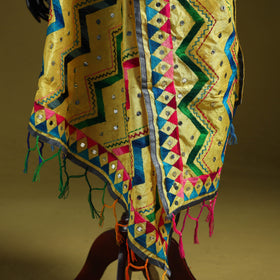 Ranihati chanderi silk zig zag hand embroidery dupatta 35