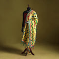 Ranihati chanderi silk zig zag hand embroidery dupatta 35
