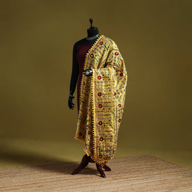 Ranihati chapa work chanderi silk hand embroidery dupatta