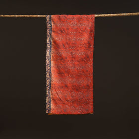 Yellow - reversible silk bengal hand kantha stitch stole