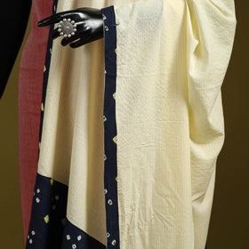 Running stitch with patchwork cotton dupatta 25