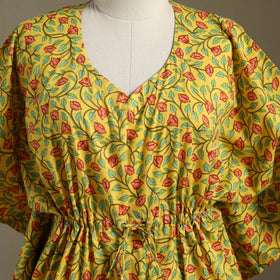 Sanganeri Block Print Cotton Kaftan (Short)