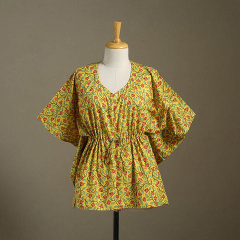 Sanganeri Block Print Cotton Kaftan (Short)