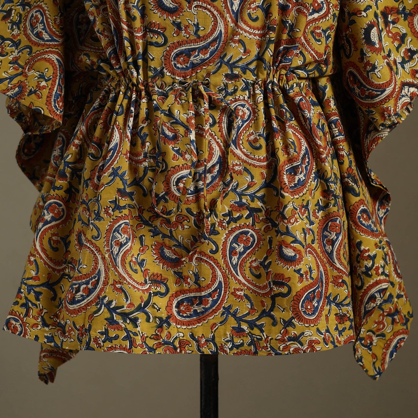 Sanganeri Block Print Cotton Kaftan (Short)