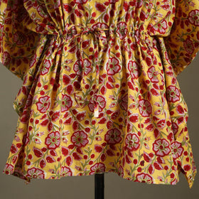 Sanganeri Block Print Cotton Kaftan (Short)