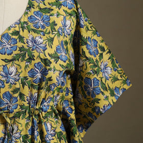 Sanganeri Block Print Cotton Kaftan (Short)