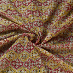 Buy Multicolor Sanganeri Block Print Pure Wool Fabric Online