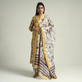 Sanganeri Kurta with Palazzo & Dupatta Set
