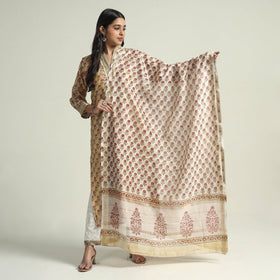 Sanganeri Kurta with Palazzo & Dupatta Set