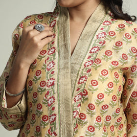 Sanganeri Kurta with Palazzo & Dupatta Set