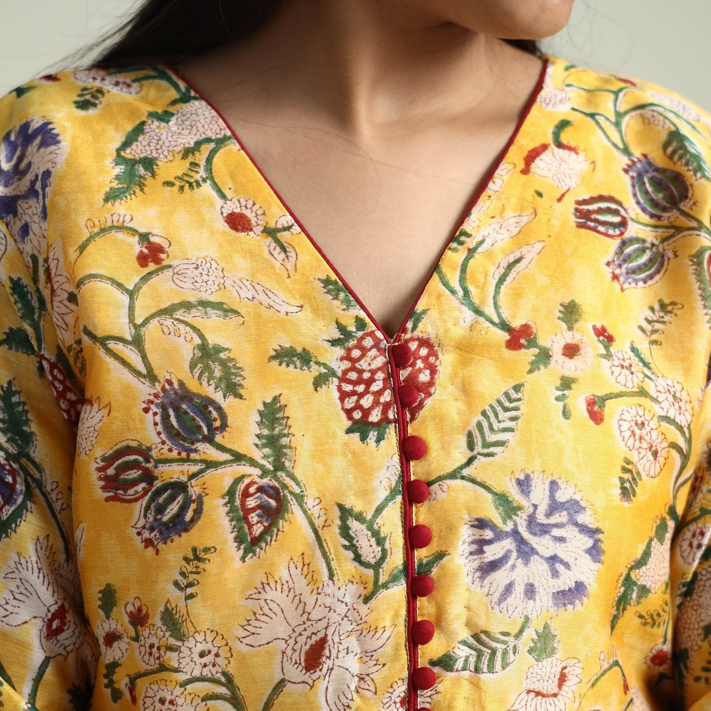 Sanganeri Kurta with Palazzo & Dupatta Set
