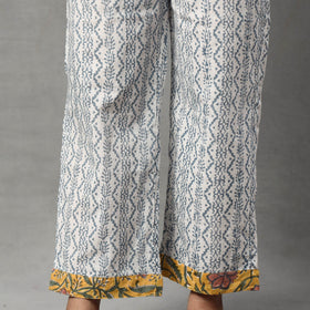 Buy Sanganeri Block Printing Cotton Kurta with Palazzo & Dupatta Set Online at iTokri.com