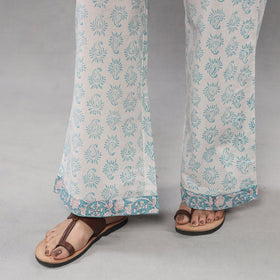 Sanganeri printing maheshwari silk kurta with palazzo &