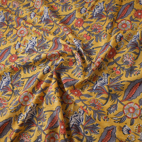 Yellow - sanganeri cotton fabric 41 - handcrafted