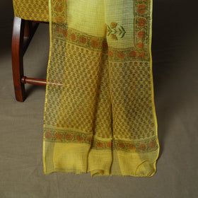 Sanganeri hand block print cotton 3pc unstitched dress