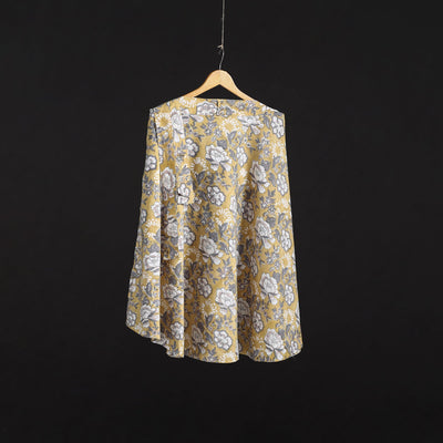 Sanganeri hand cotton wrap around skirt 53 - handcrafted