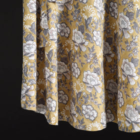 Sanganeri hand cotton wrap around skirt 53 - handcrafted