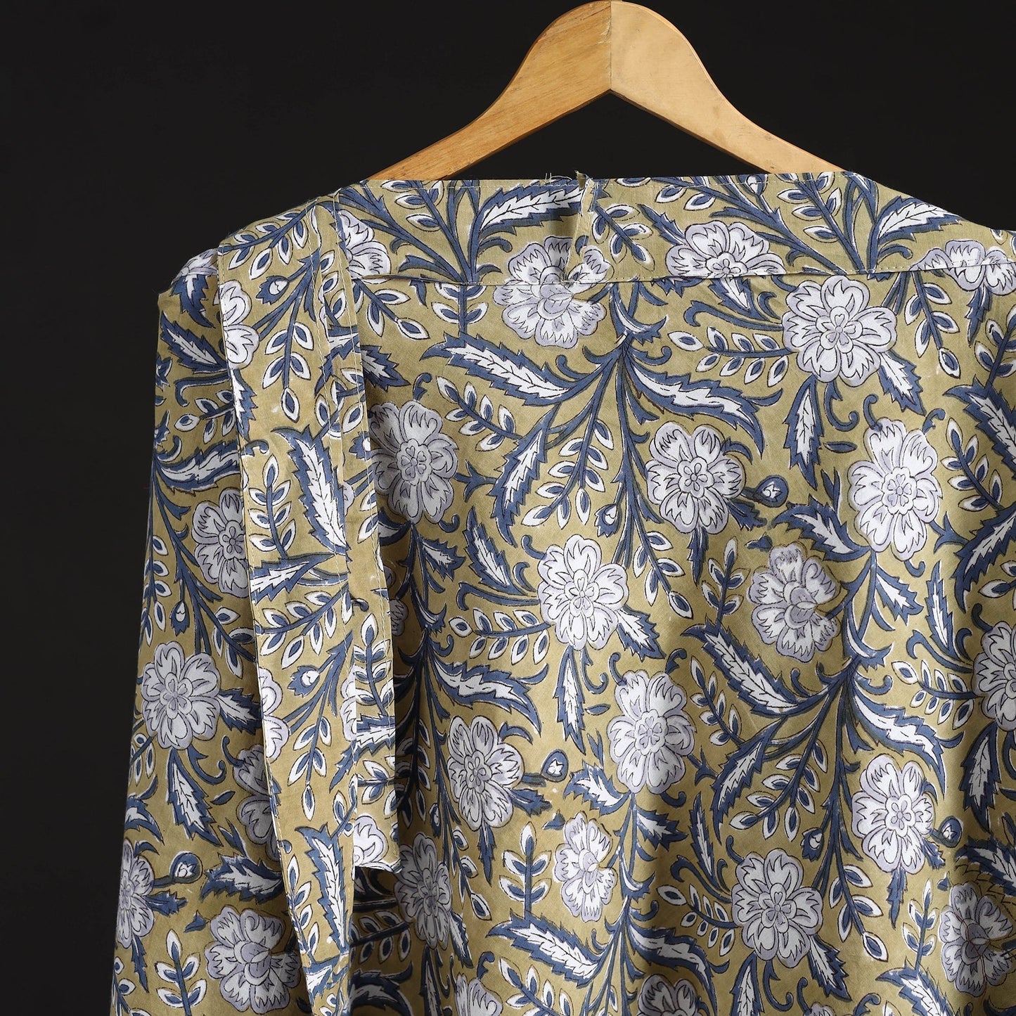 Sanganeri hand cotton wrap around skirt 79 - handcrafted