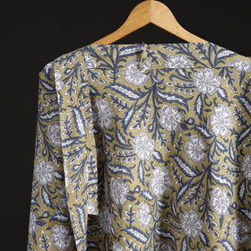 Sanganeri hand cotton wrap around skirt 79 - handcrafted