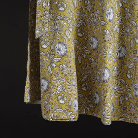 Sanganeri hand cotton wrap around skirt 85 - handcrafted